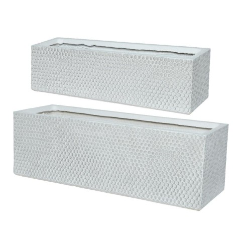 SET 2 VASI TERRANGOLARE WHITE